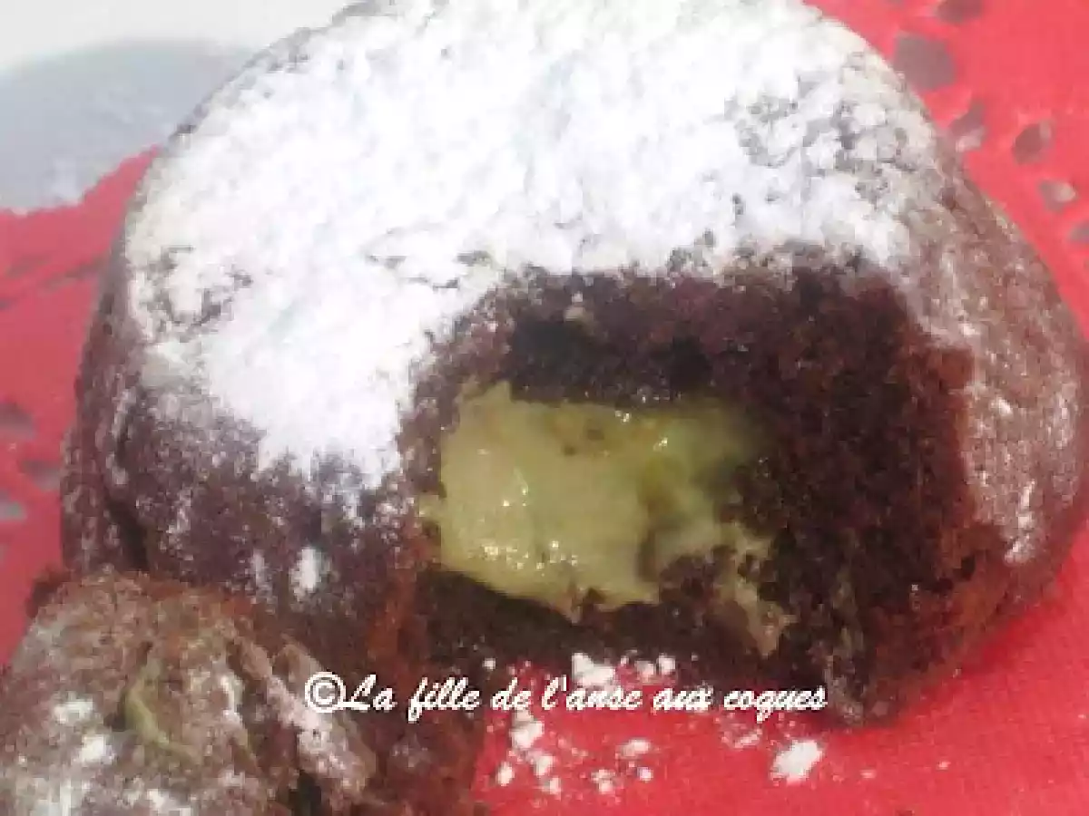 MI-CUITS CHOCOLAT AU COEUR DE MATCHA