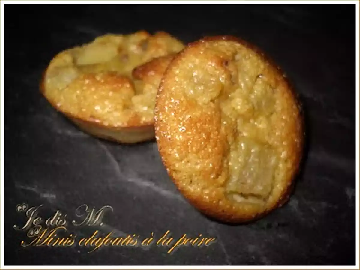 Mignardises légères à la poire