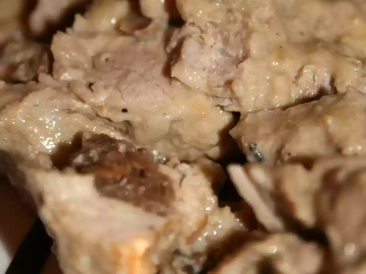 Mignon de porc aux morilles et sa sauce au foie gras