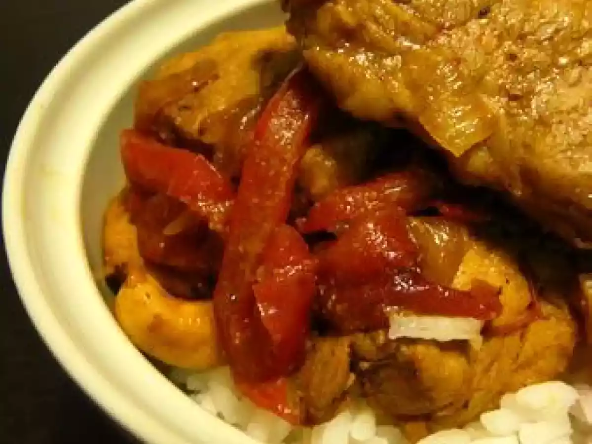 Mignon de porc miellé aux poivrons et noix de cajou - photo 2