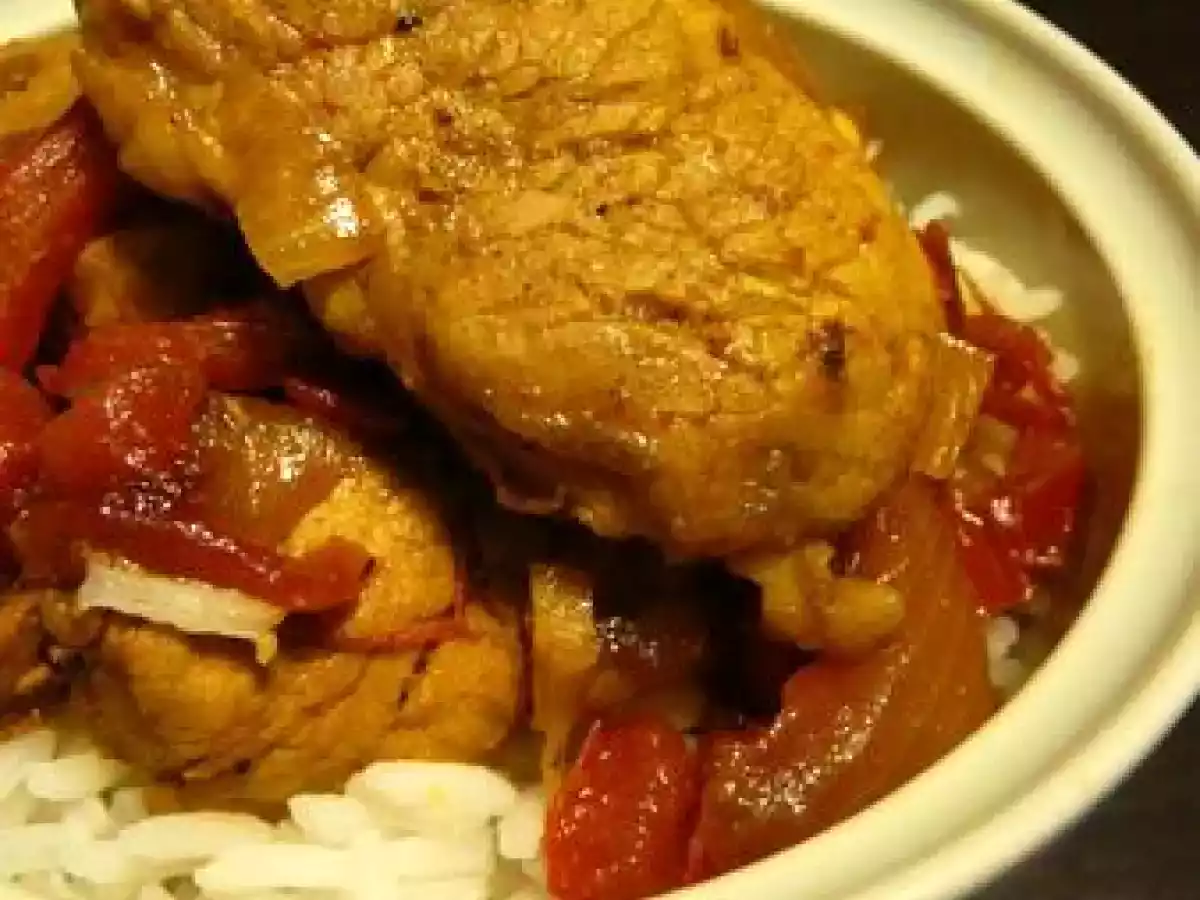 Mignon de porc miellé aux poivrons et noix de cajou - photo 4