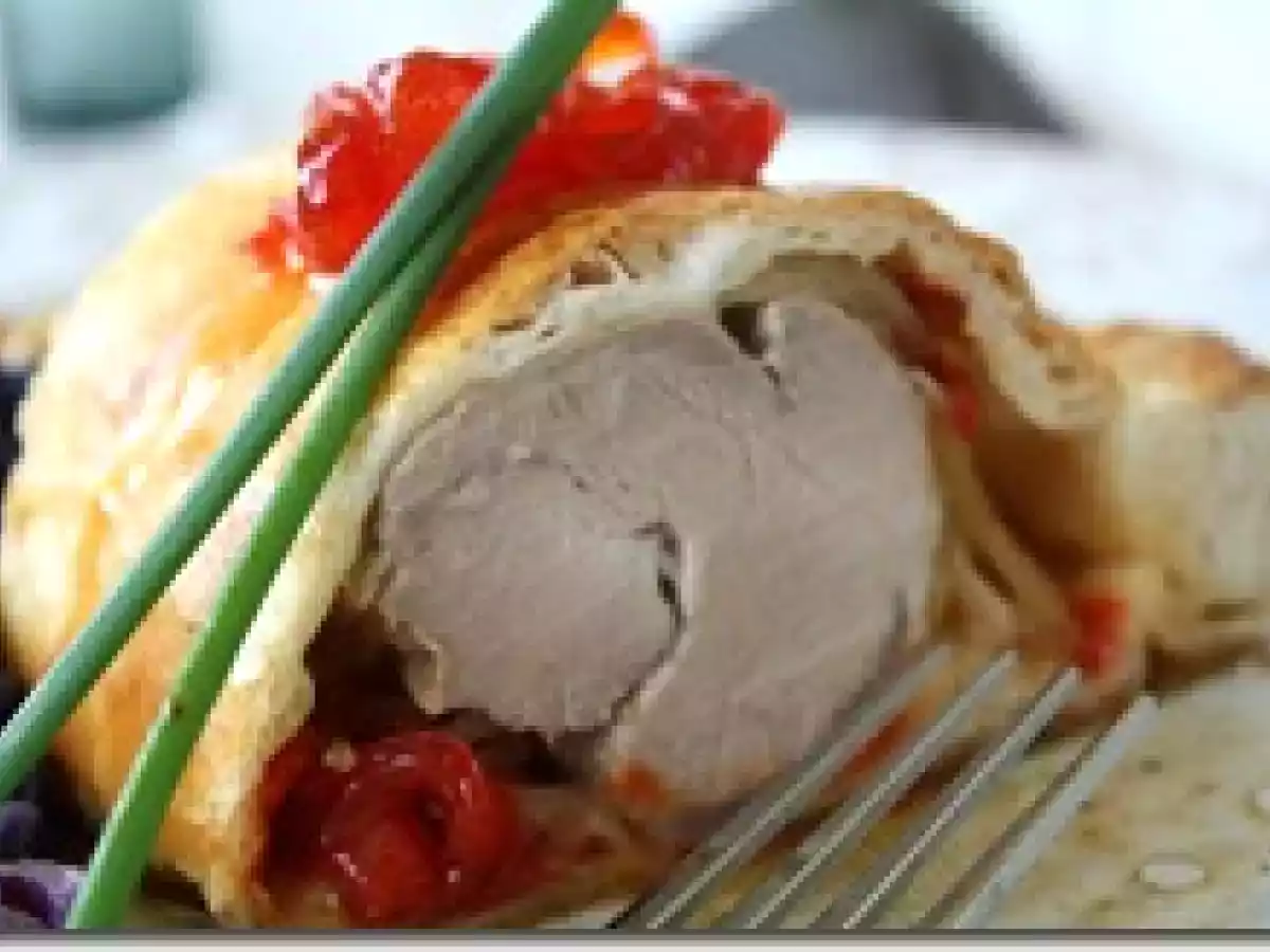 Mignon en Croûte de Confiture de Poivron et Chou Rouge aux Pommes - photo 2