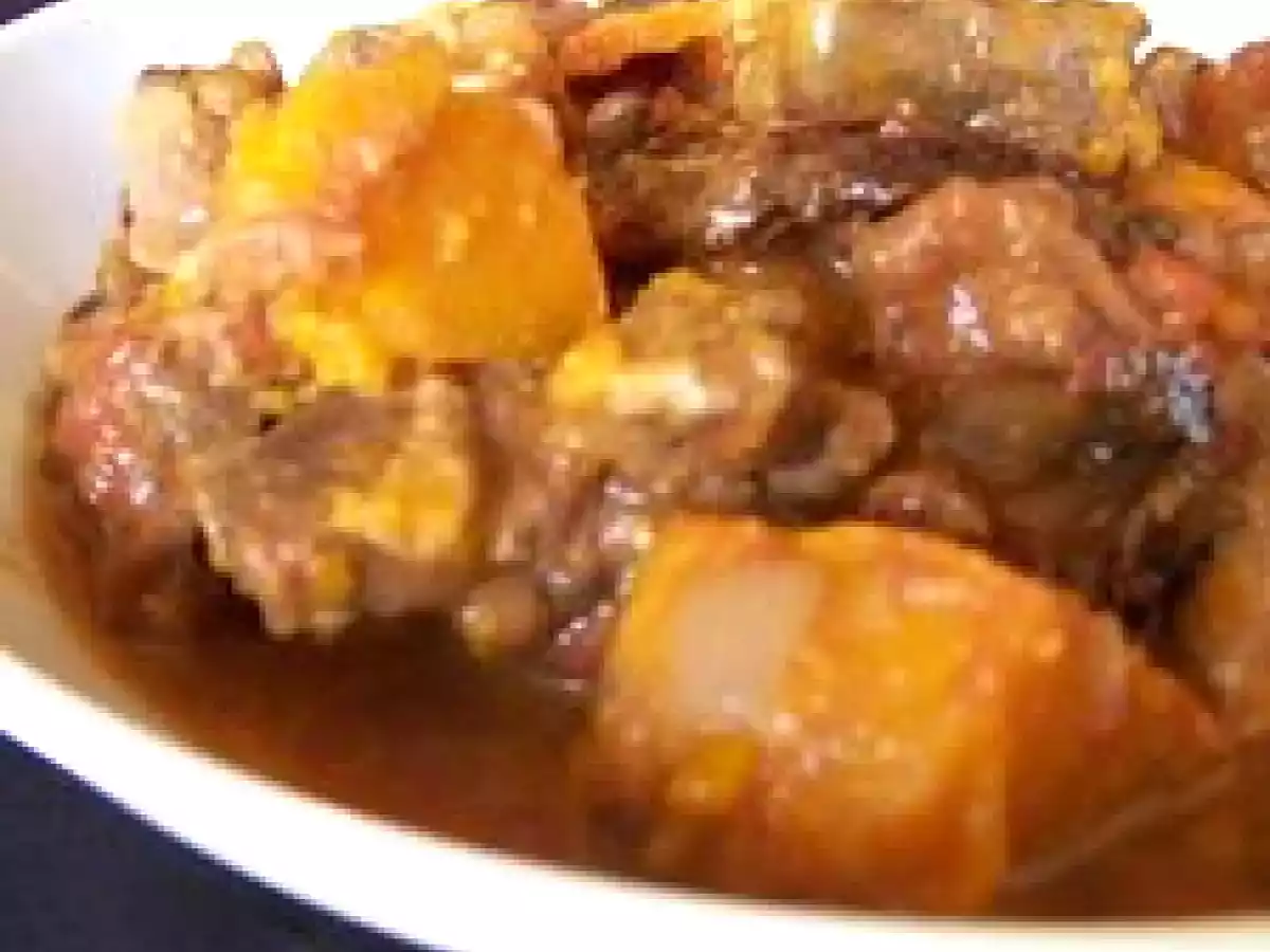 Mijoté d'agneau au potimarron