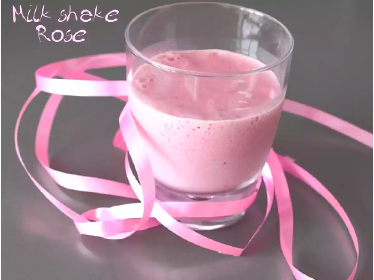 Milk shake aux fruits rouges