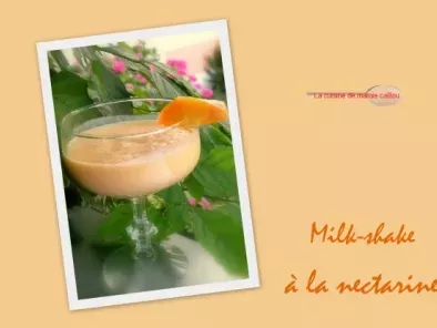 Milk-shake nectarine et vanille