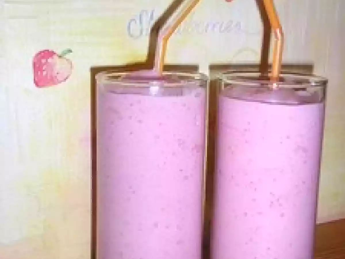 Milkshake à la fraise au thermomix