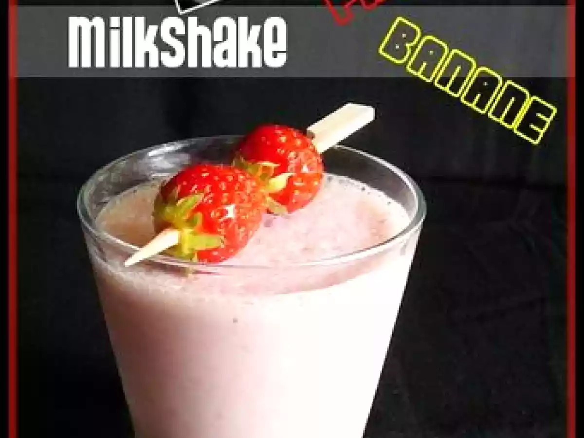 Milkshake fraises banane - photo 3