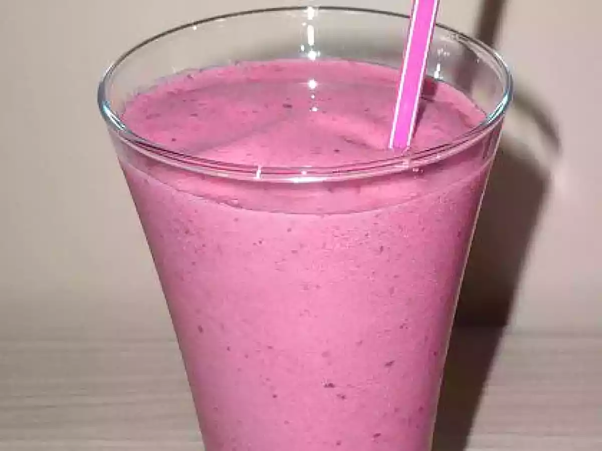 Milkshake fruits rouges