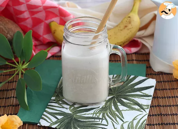 Milkshake vegan à la banane - Recette Ptitchef