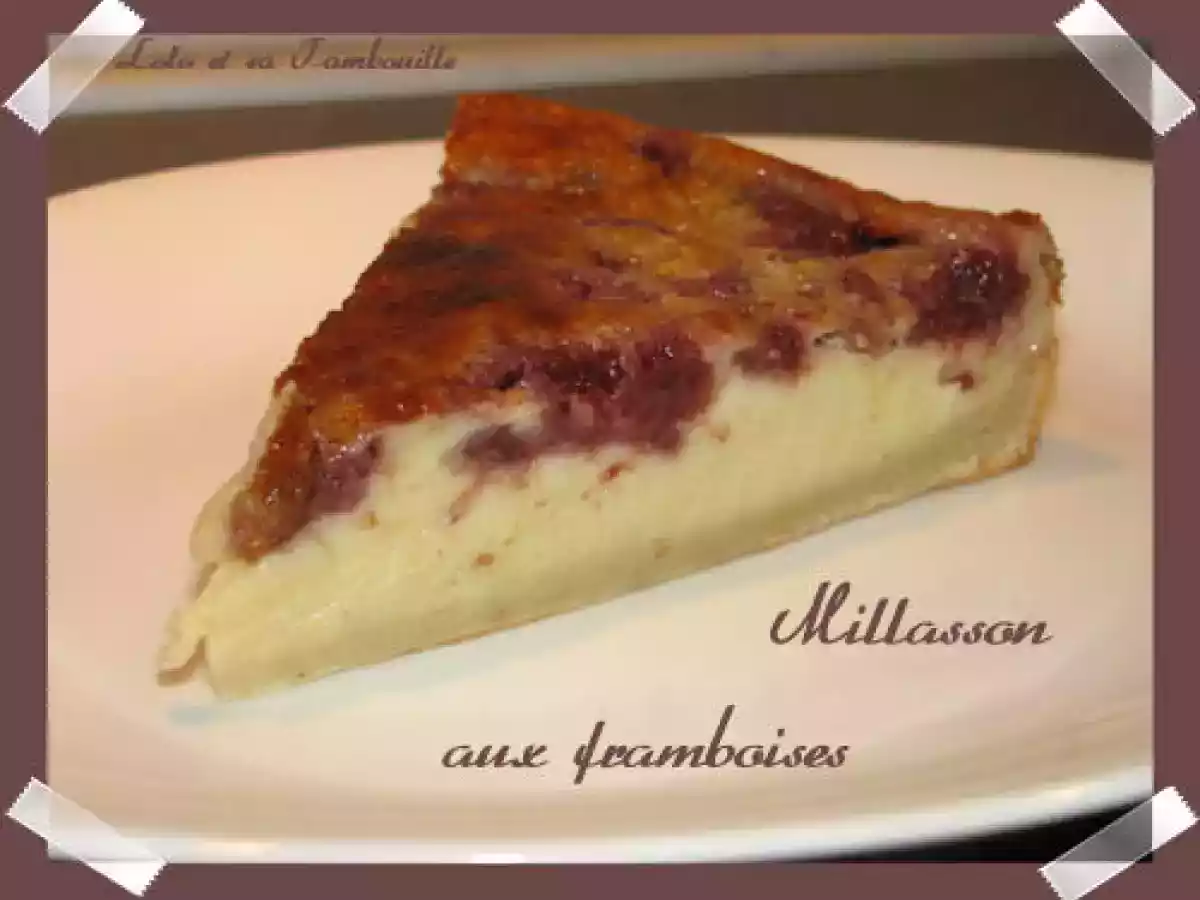 Millasson aux framboises