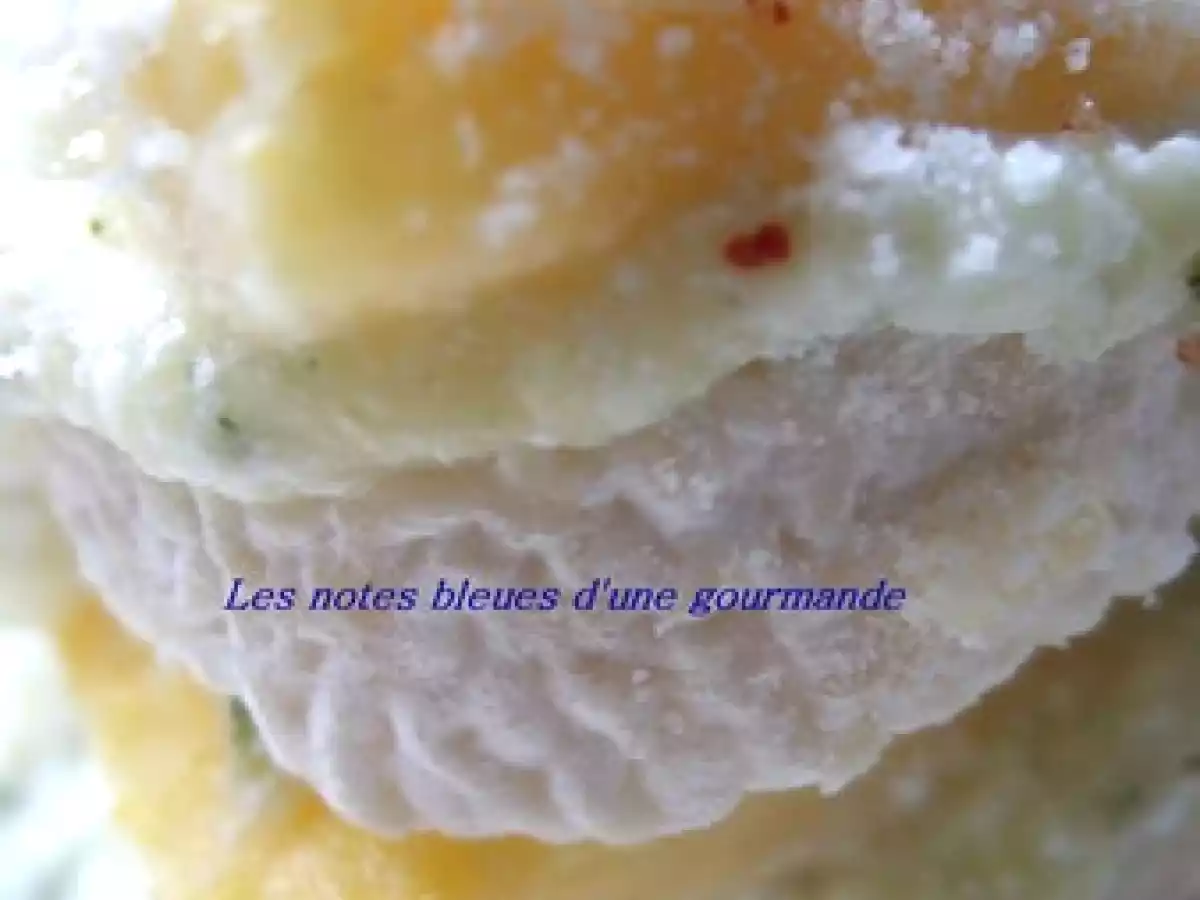 Mille-feuille à la purée de courgette, ricotta et crottin de chavignol - photo 2