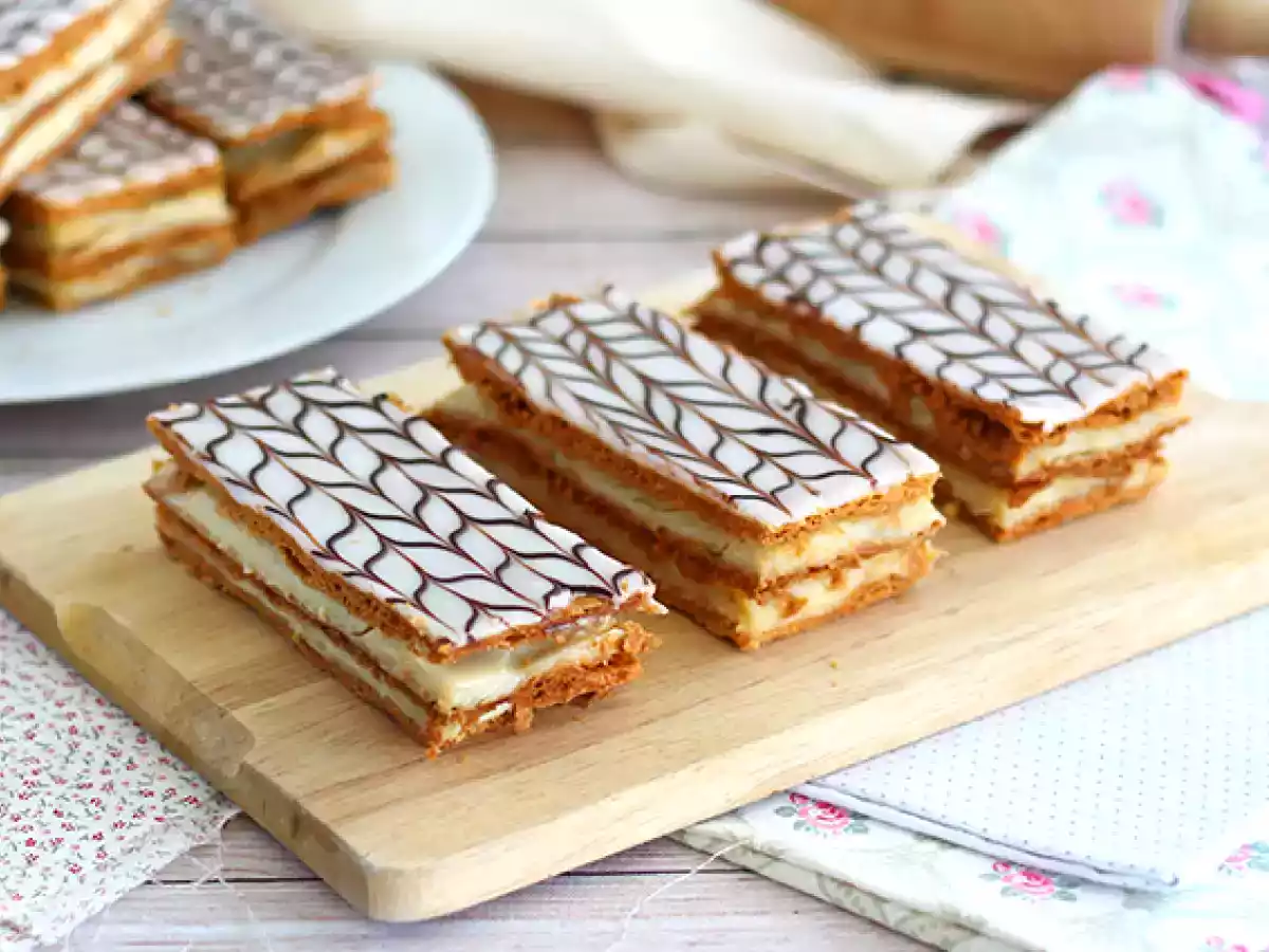 Mille feuille à la vanille