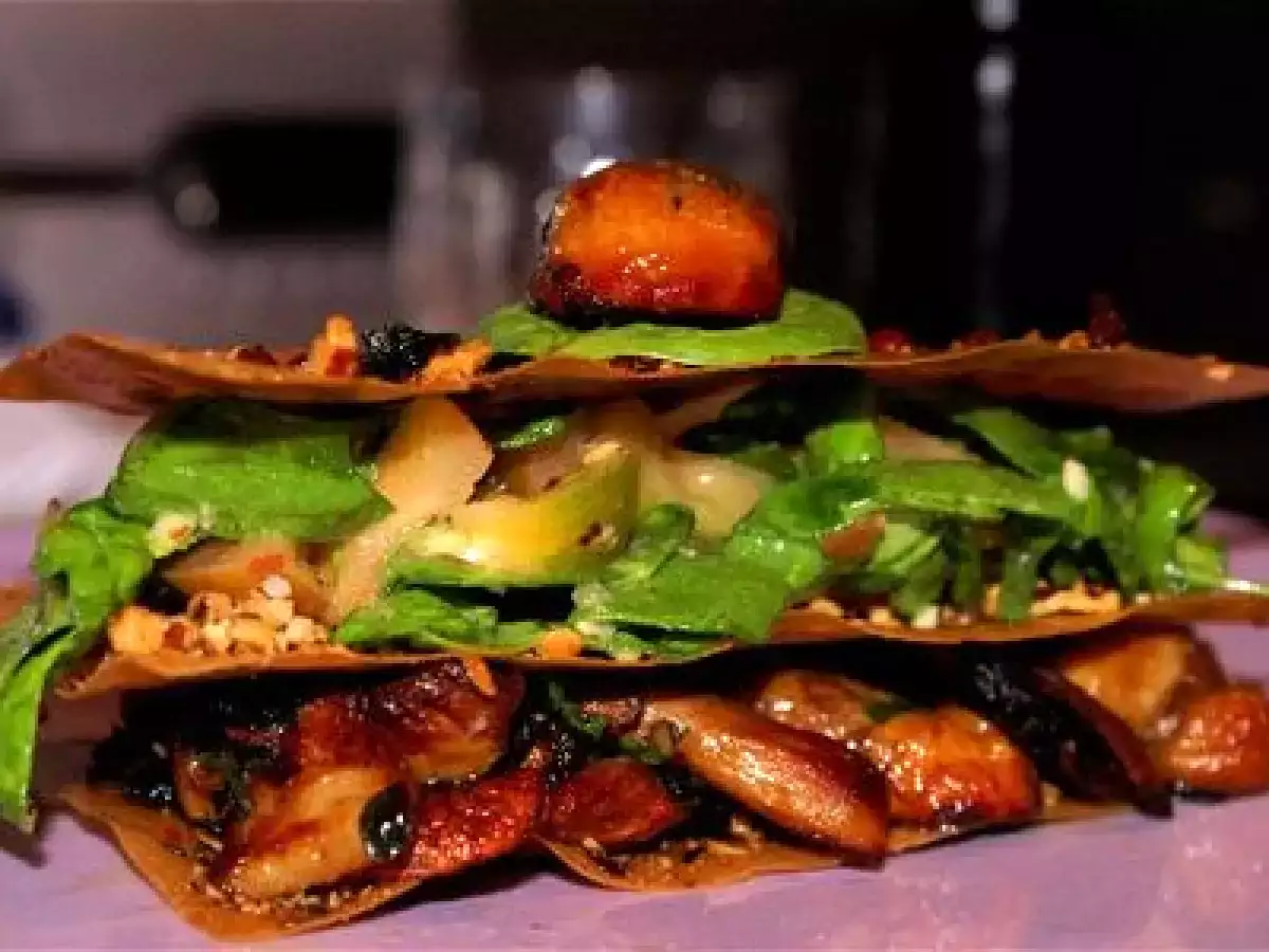 Mille feuille croustillant aux saveurs d'automne