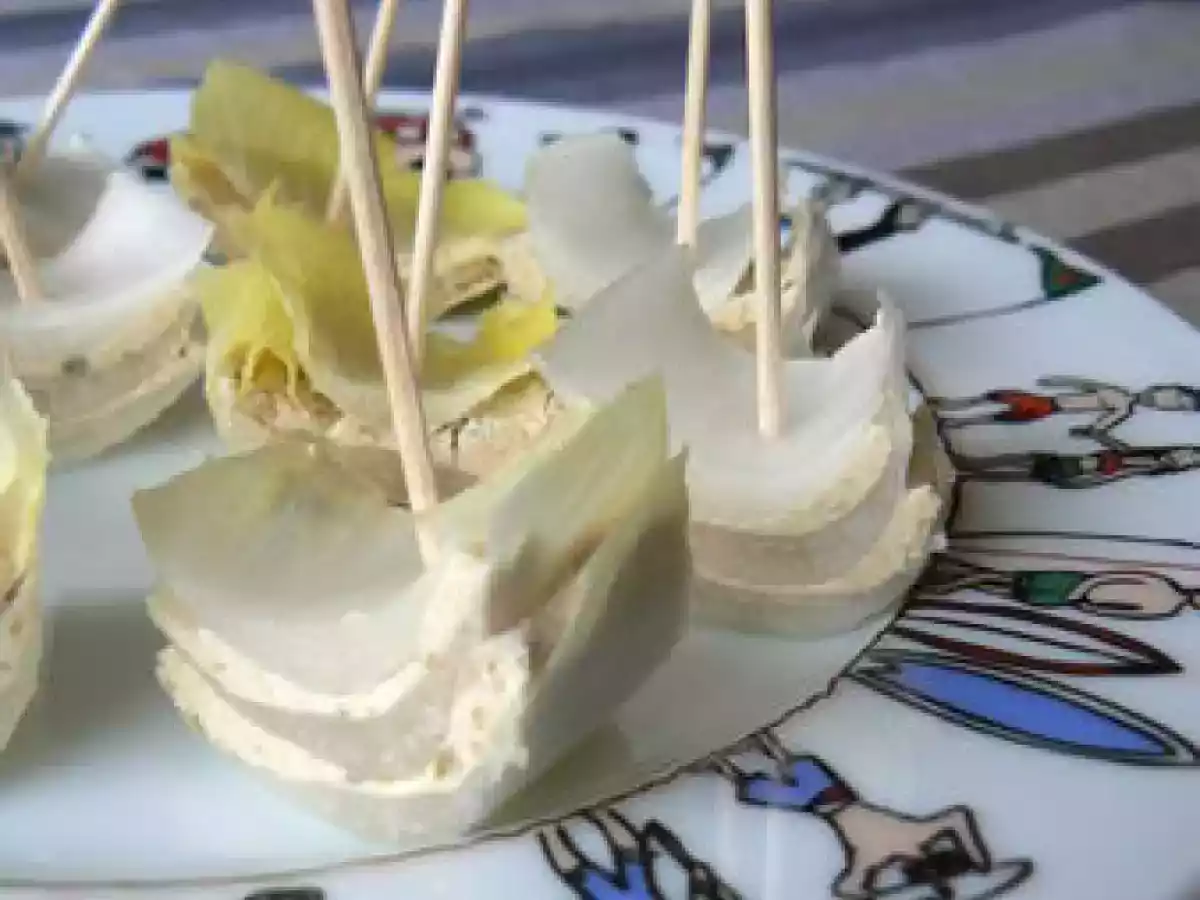 Mille-feuille d'endives au beurre de thon d'Anne Sophie Pic