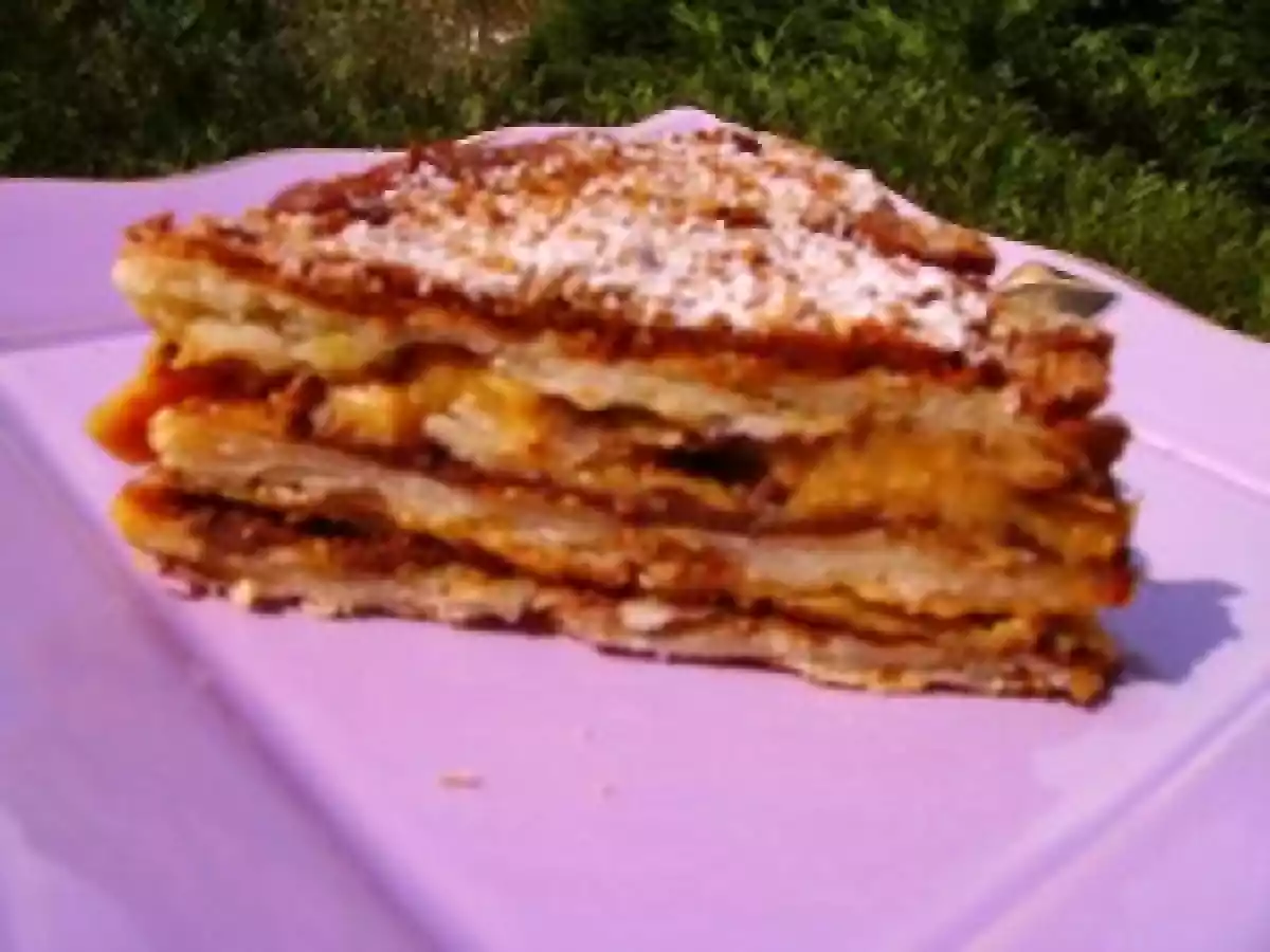 MILLE FEUILLES CARAMEL AU BEURRE SALÉ ET CHOCOLAT