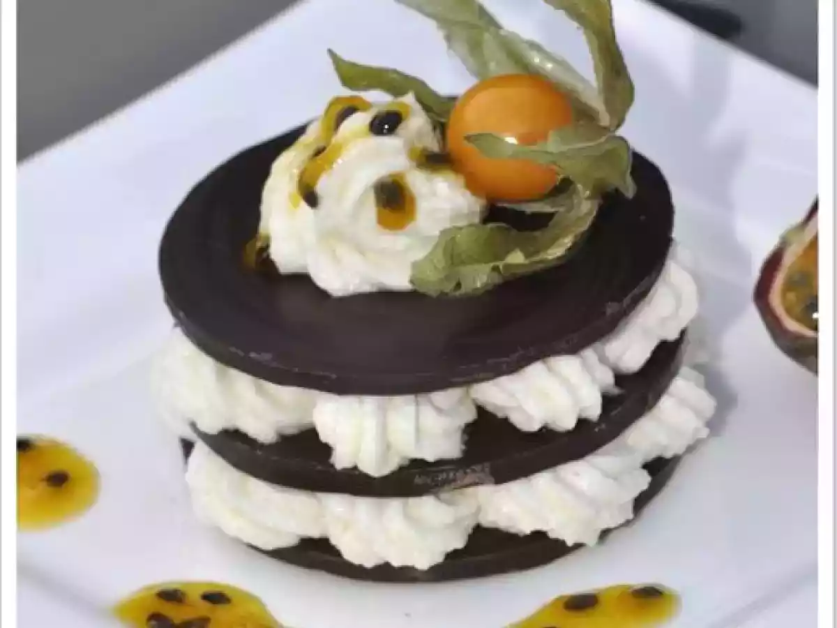 Mille-feuilles Chocolat - Fruits de la Passion