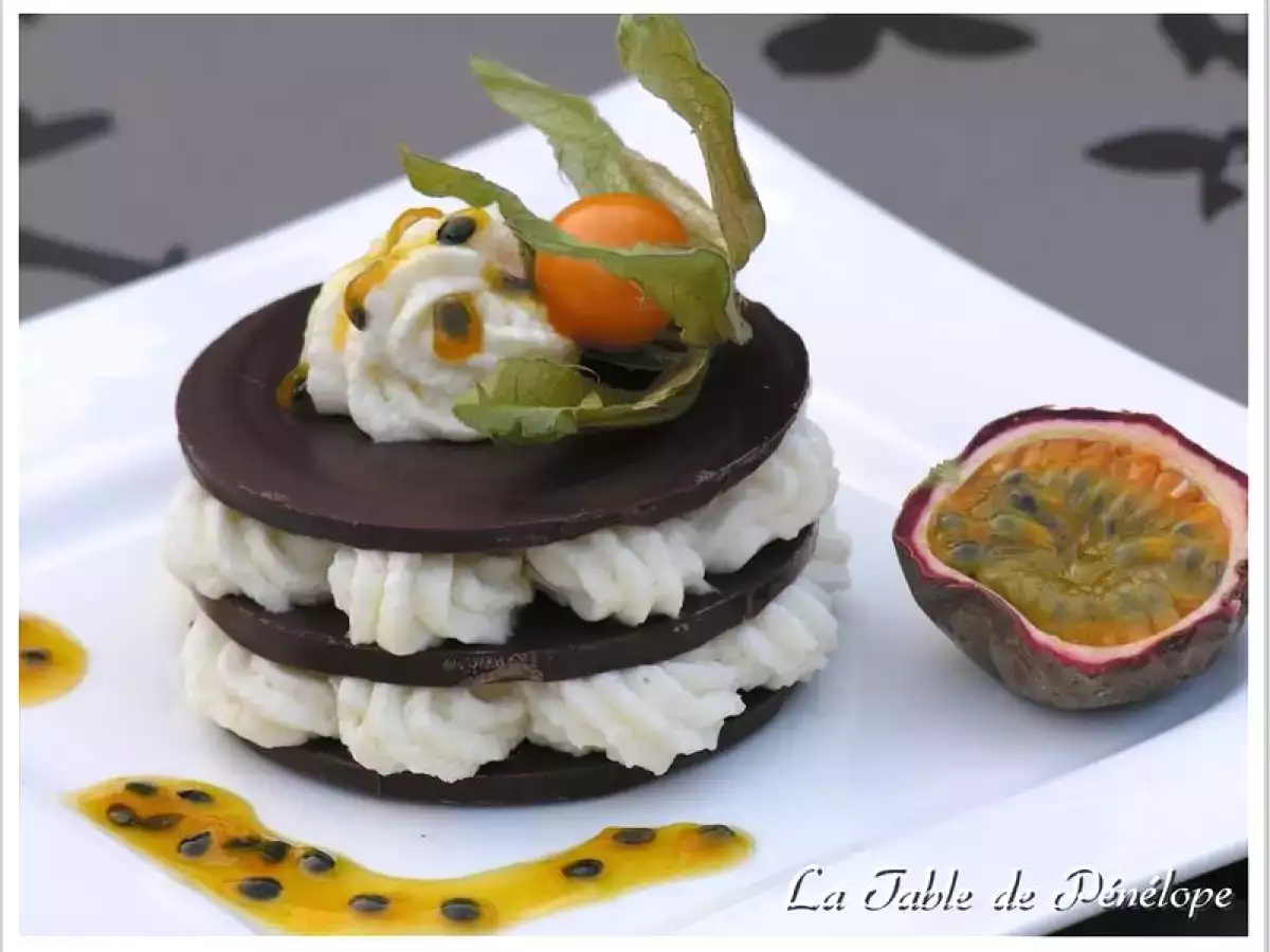 Mille-feuilles Chocolat - Fruits de la Passion - photo 2