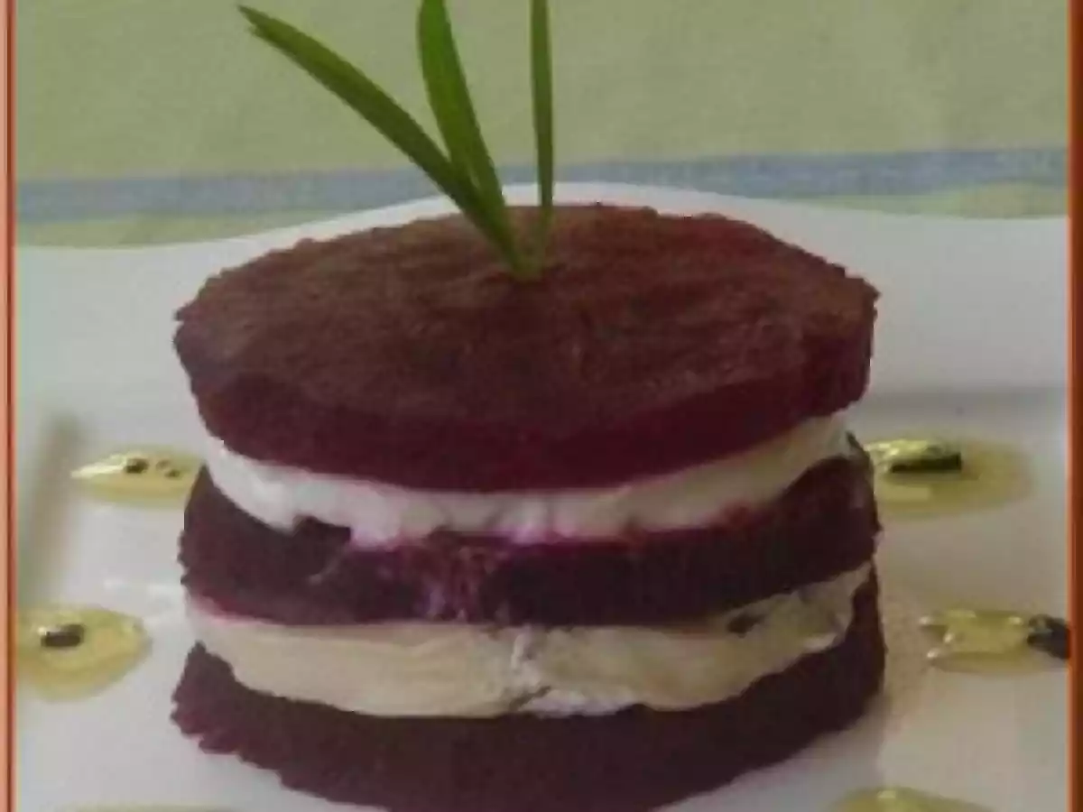 Mille feuilles de betterave