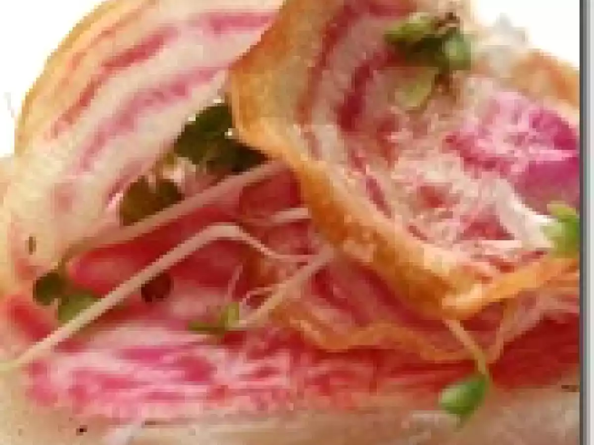 Mille Feuilles de Betterave Rose et Carpaccio de Cabillaud ½ Sel - photo 3