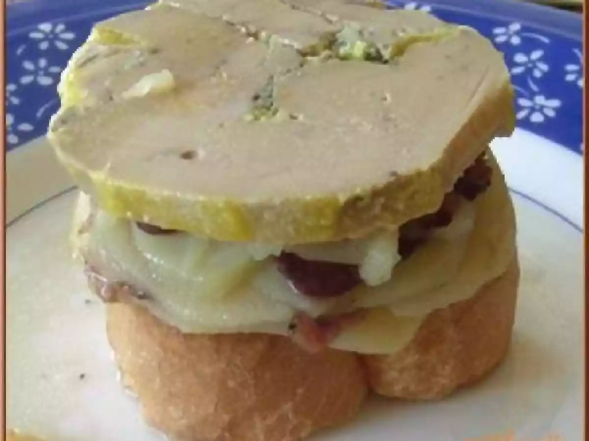 Mille-feuilles pommes-magret-foie gras - photo 3