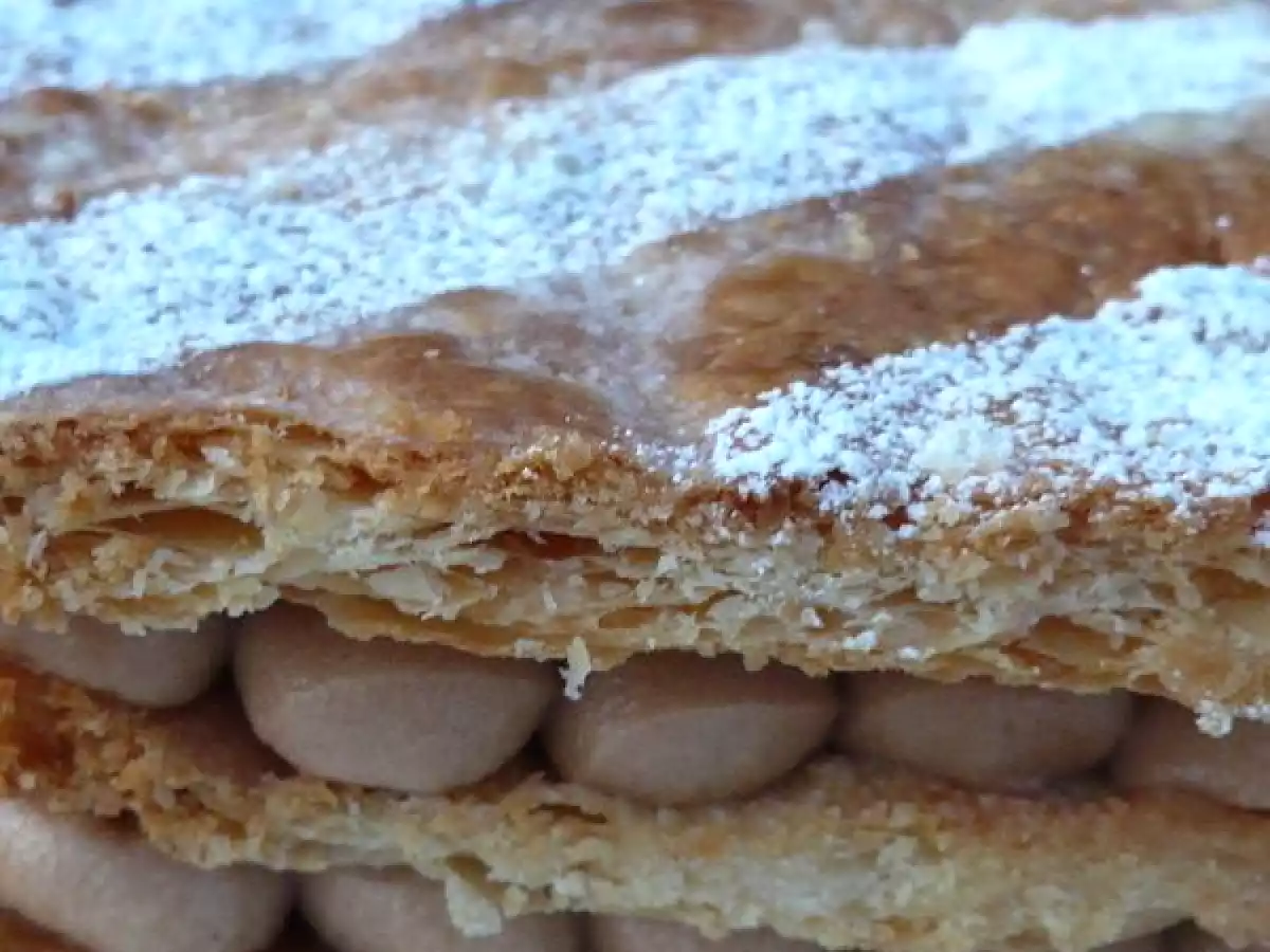 Mille-feuilles praliné