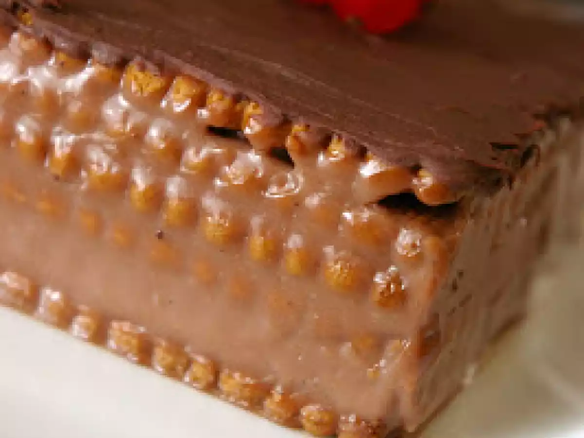 Millefeuille de biscuits Thé au chocolat