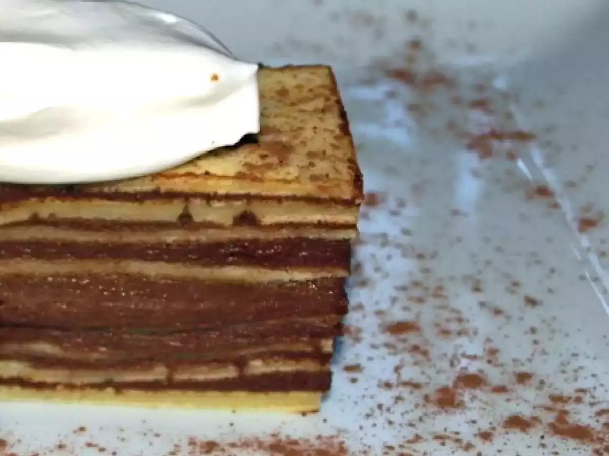 Millefeuille de crêpes au chocolat à la fève tonka ou à la cannelle - photo 2