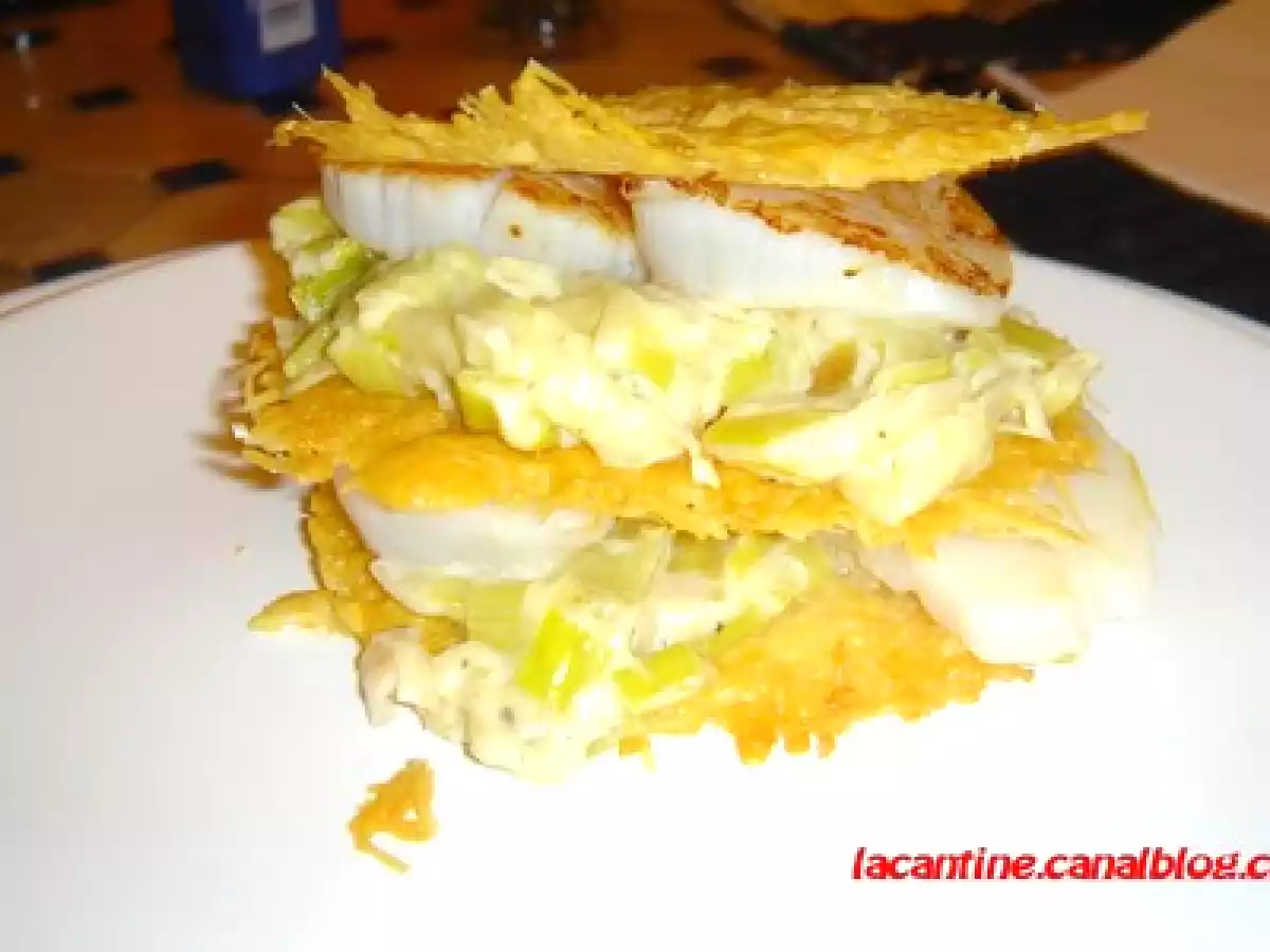 Millefeuille de St Jacques au safran