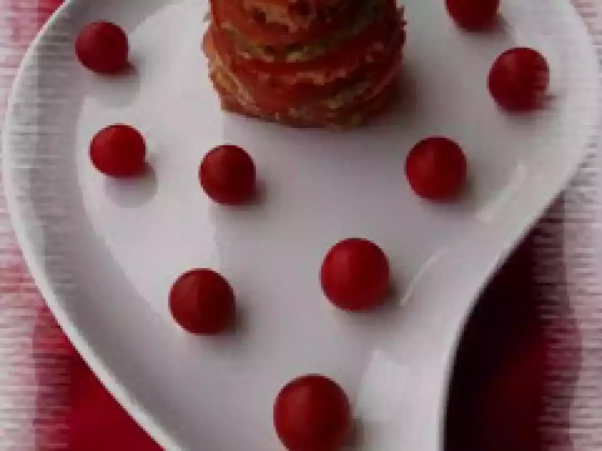 Millefeuille de tomate à l'avocat & au surimi - photo 2