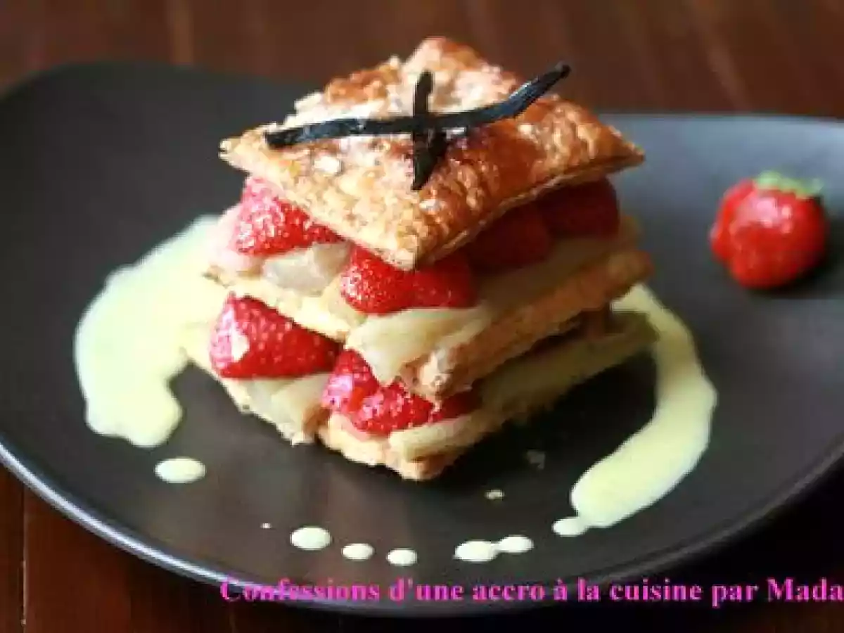 Millefeuille Fraises-rhubarbe - photo 2