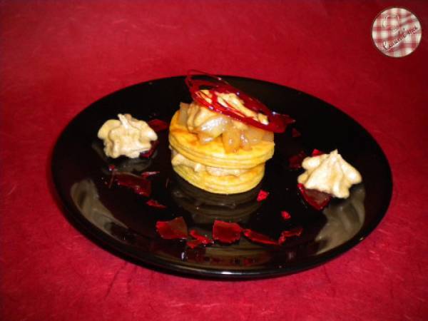 Millefeuille revisité Poire/Spéculos