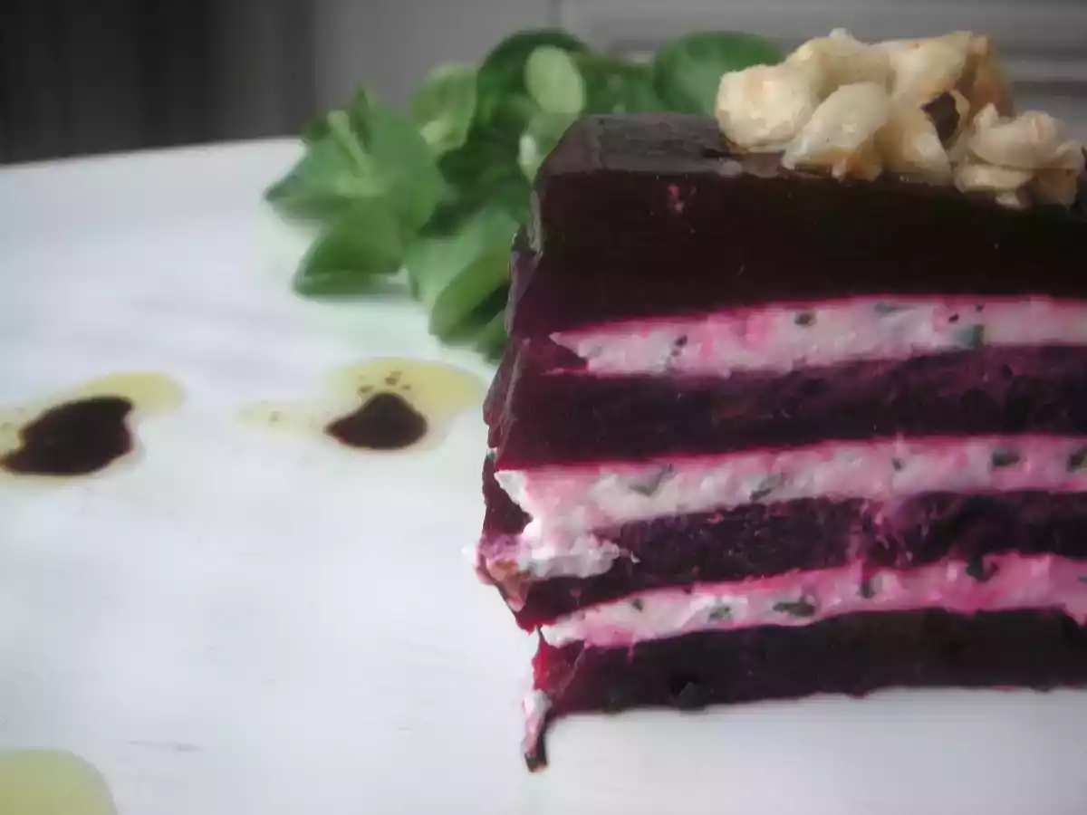 MILLEFEUILLES BETTERAVES/CHEVRE