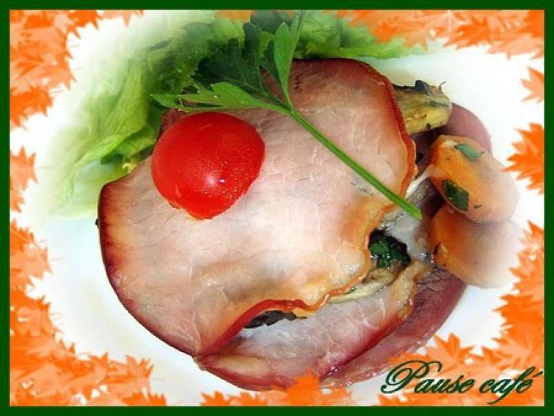 Millefeuilles de bacon aux légumes, photo 1
