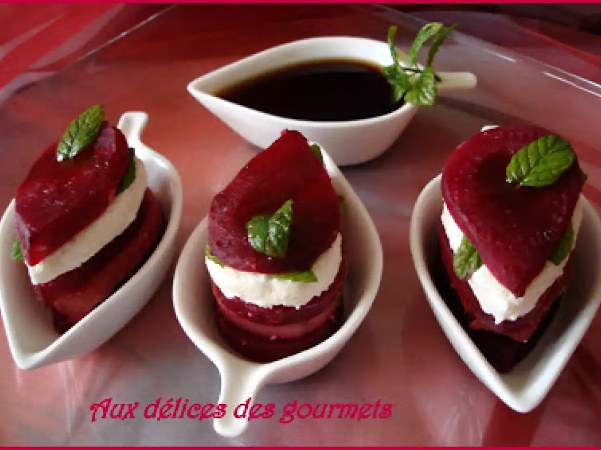 MILLEFEUILLES DE BETTERAVES A LA RICOTTA - photo 2