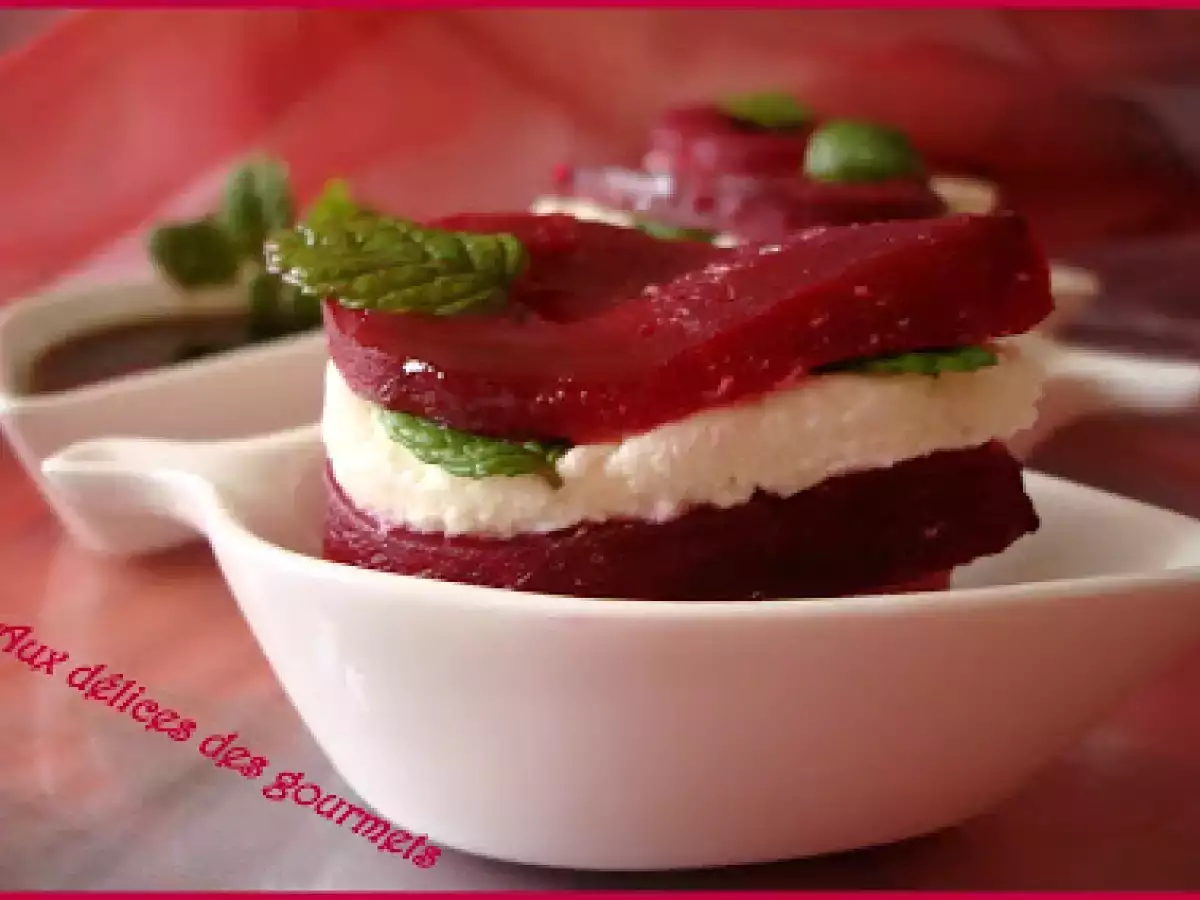 MILLEFEUILLES DE BETTERAVES A LA RICOTTA - photo 4
