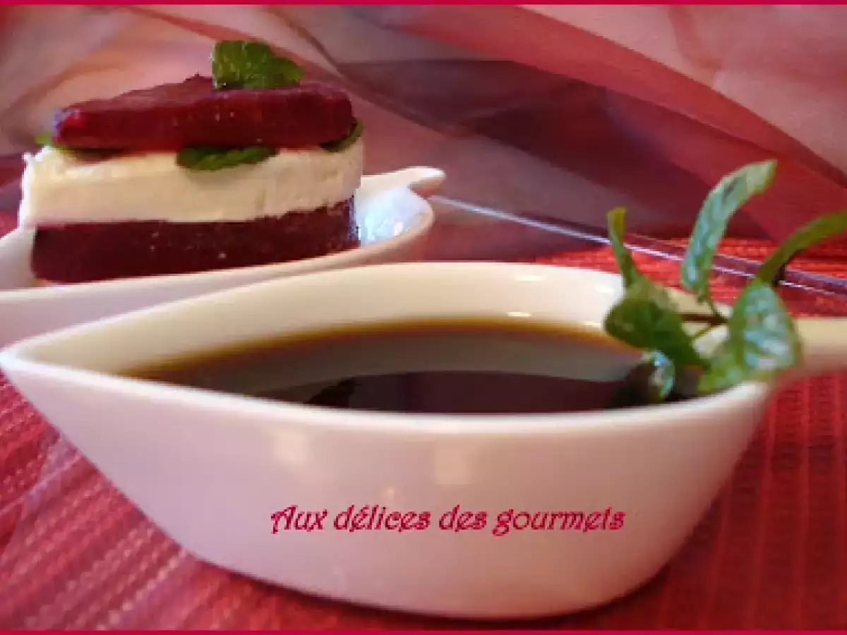 MILLEFEUILLES DE BETTERAVES A LA RICOTTA - photo 5