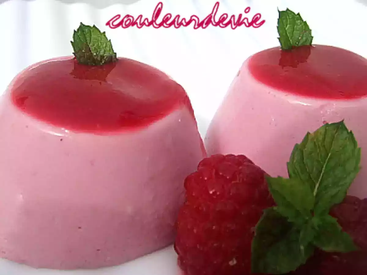 Mini-Bavarois express au fromage blanc, chocolat blanc et framboises - photo 2