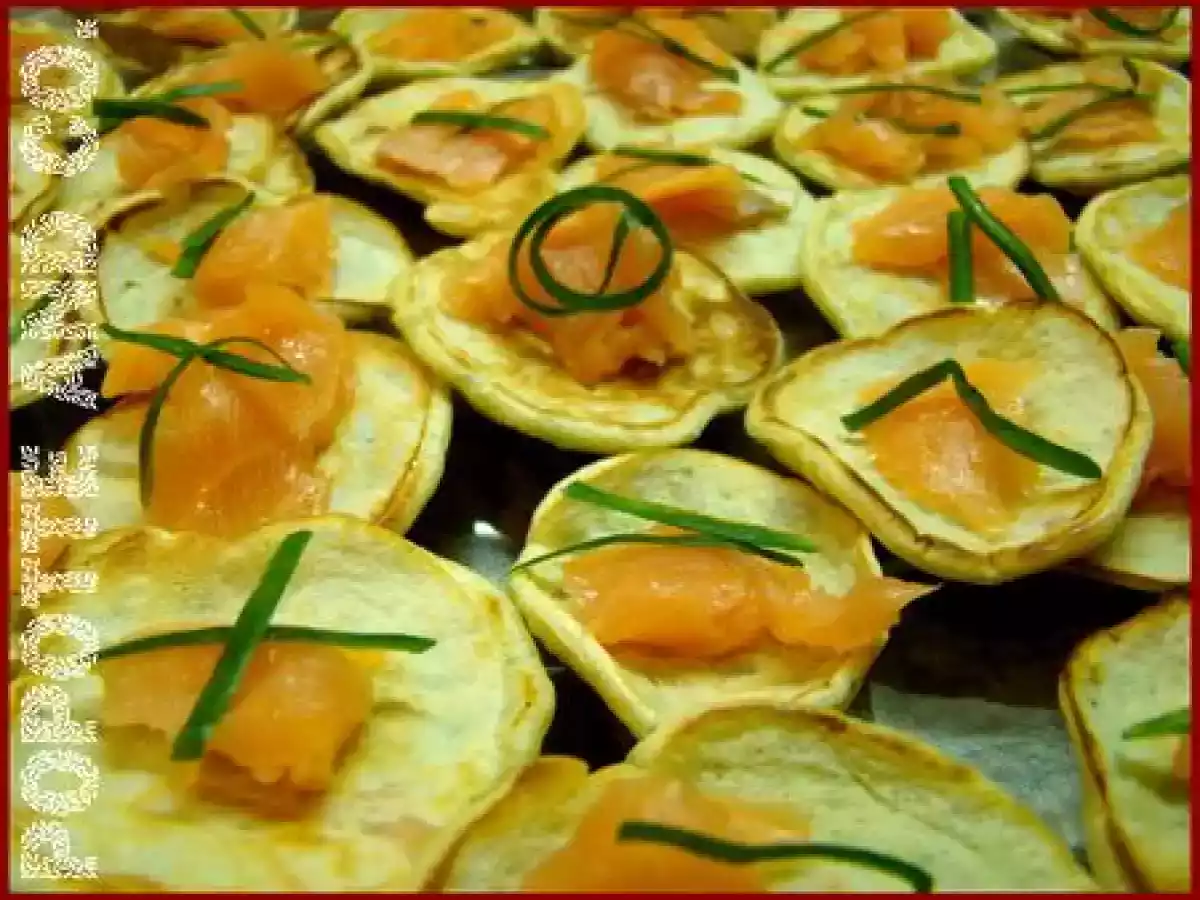 Mini blinis au saumon fumé - photo 3