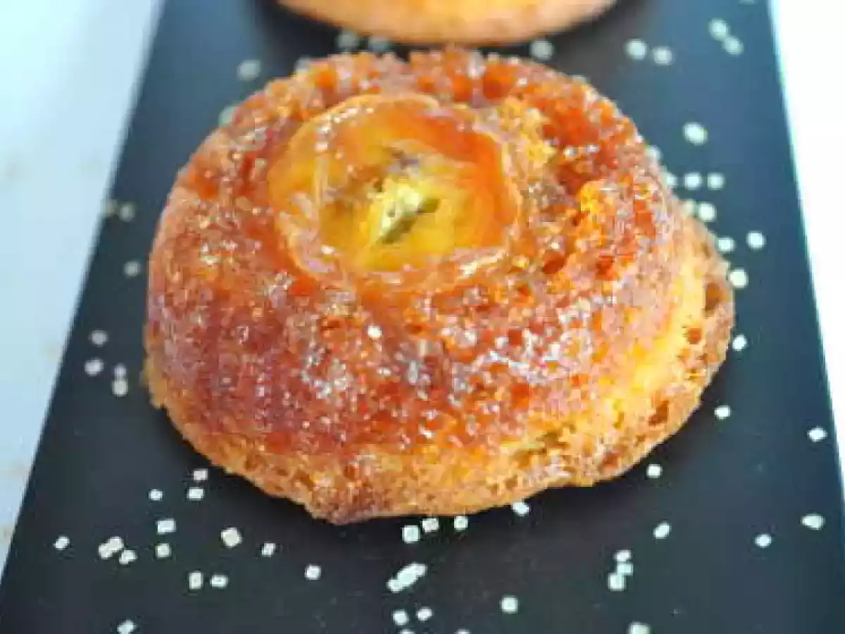 Mini bouchées façon tatin banane