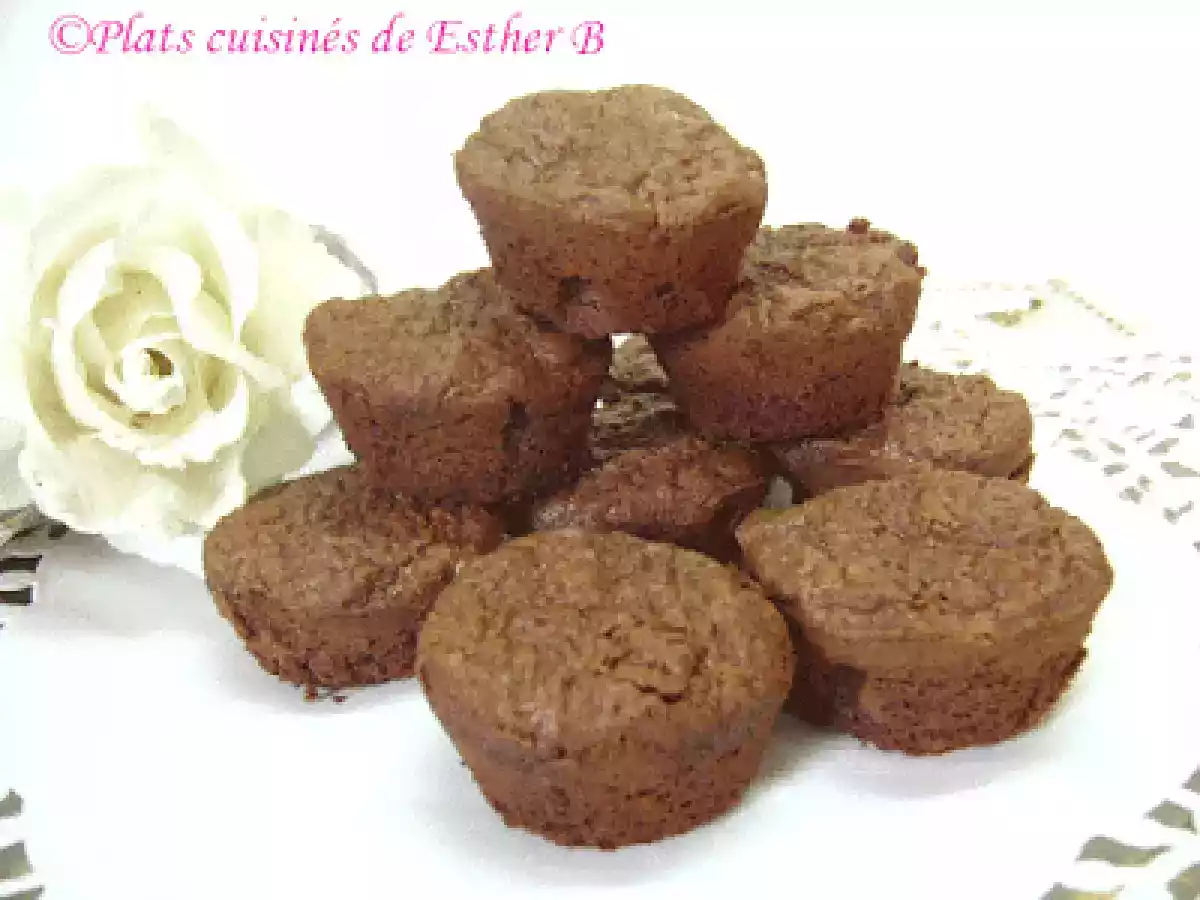 Mini brownies au chocolat