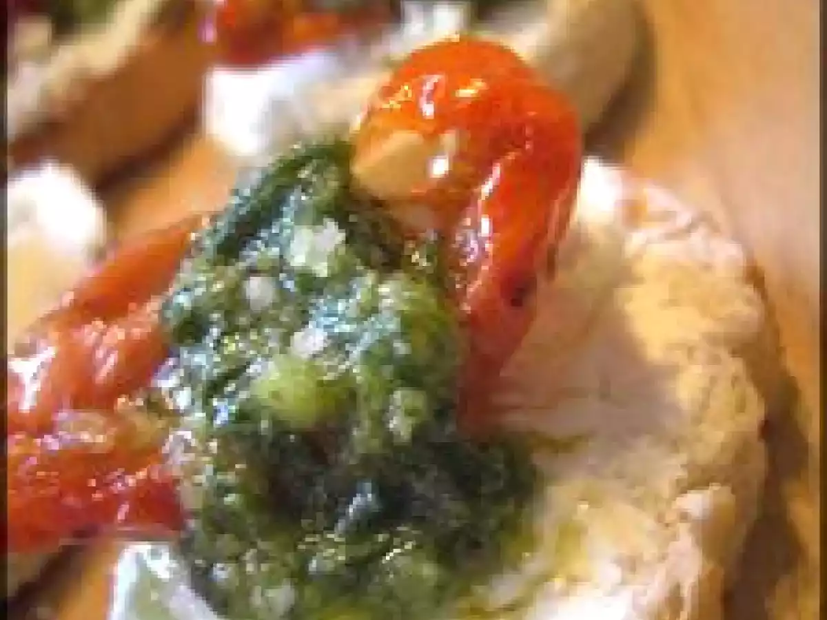 Mini-Bruschetta à l'Italienne au Pesto alla Genovese et sa version Light - photo 2