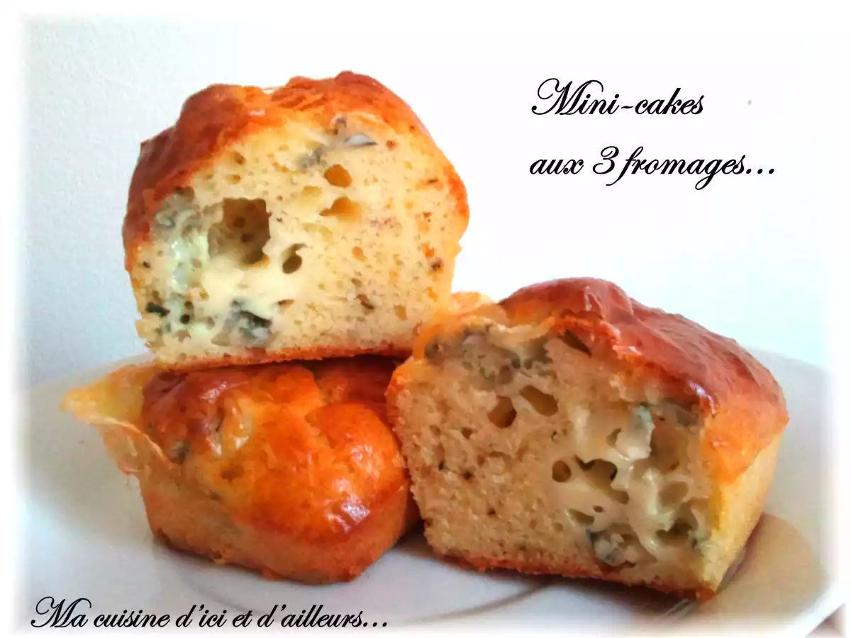 Mini-cakes aux 3 fromages
