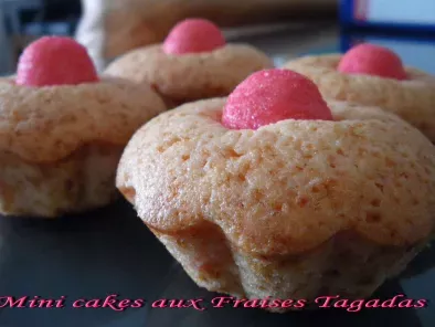 Mini cakes aux fraises Tagada