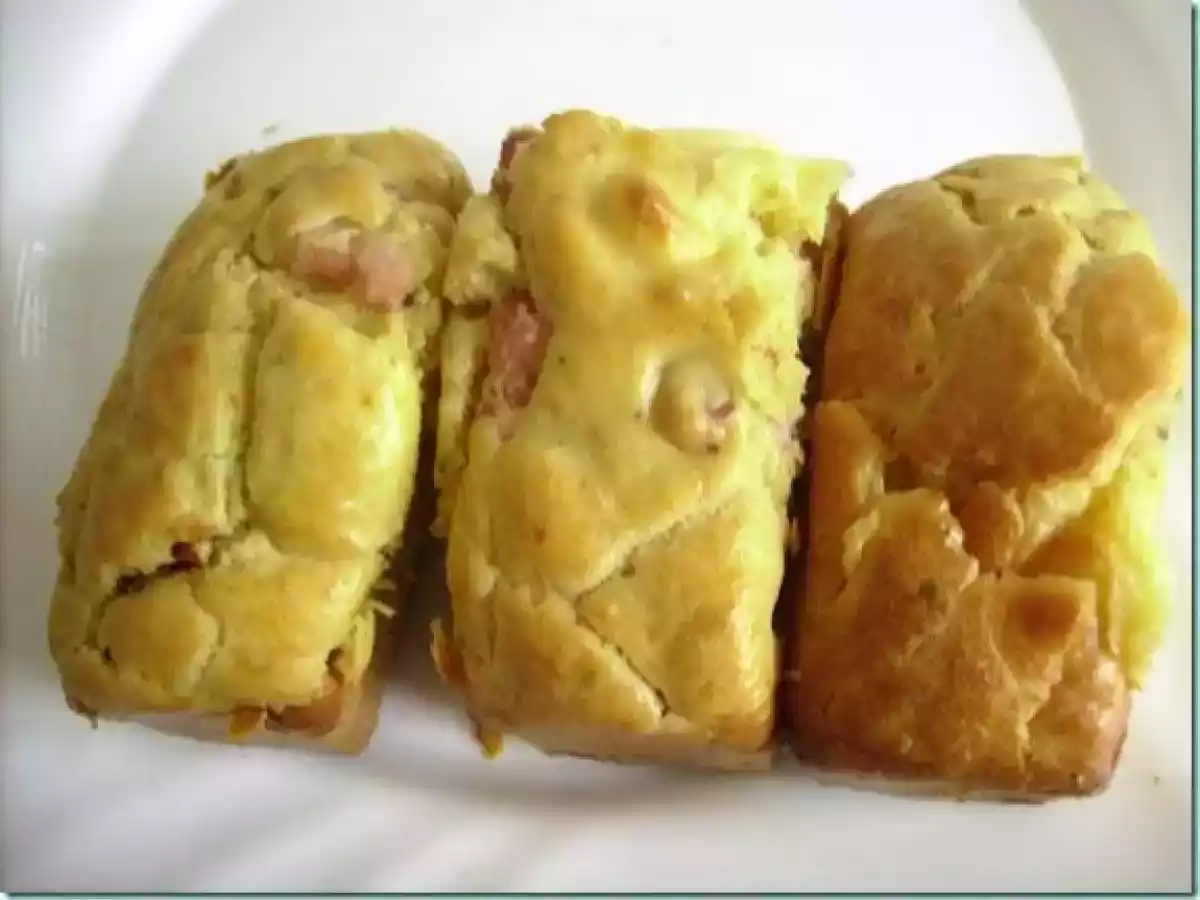 Mini-cakes aux lardons /gouda / tomates séchées - photo 2