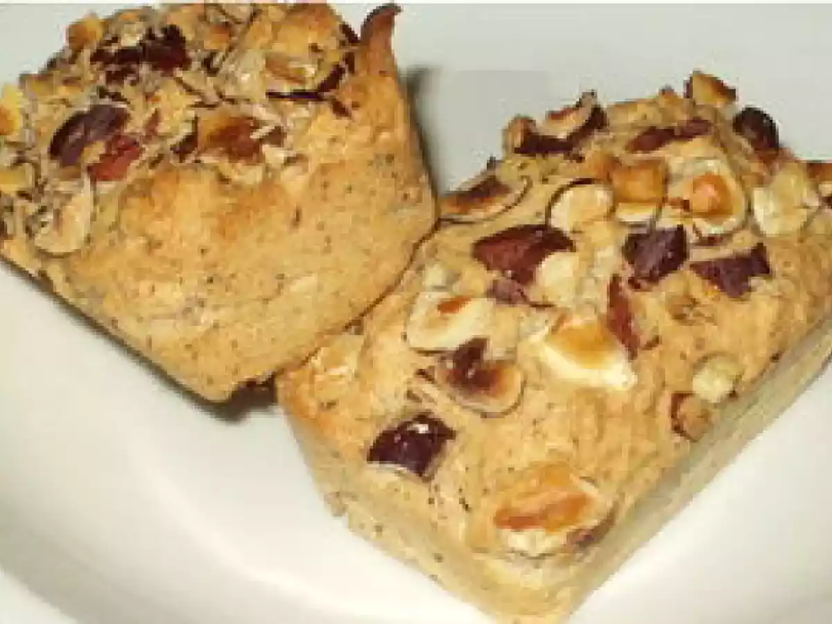 Mini cakes aux noisettes.