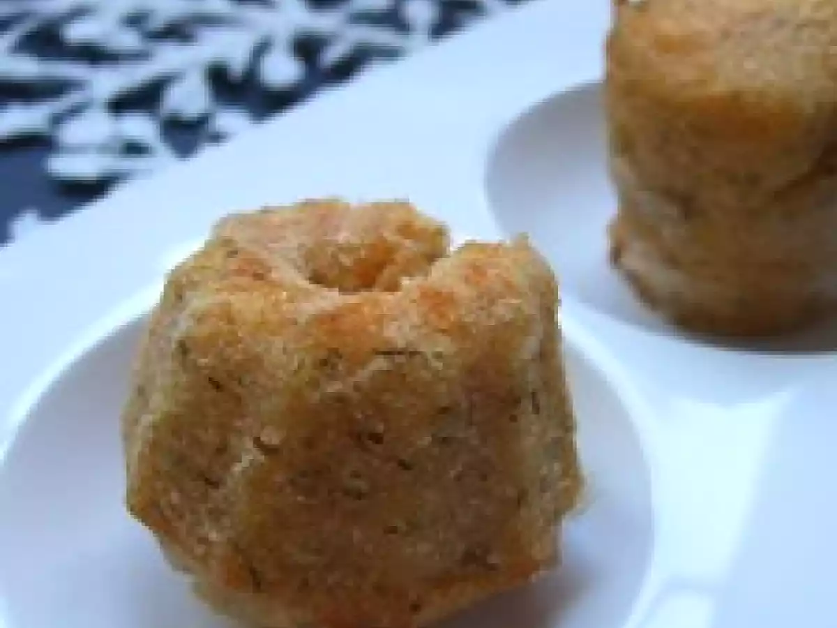 Mini cakes aux rillettes de saumon, saumon fumé et aneth - photo 5