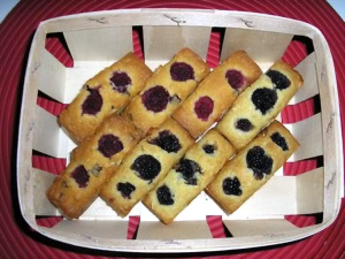 Mini-cakes chocolat/fruits rouges à tomber par terre !