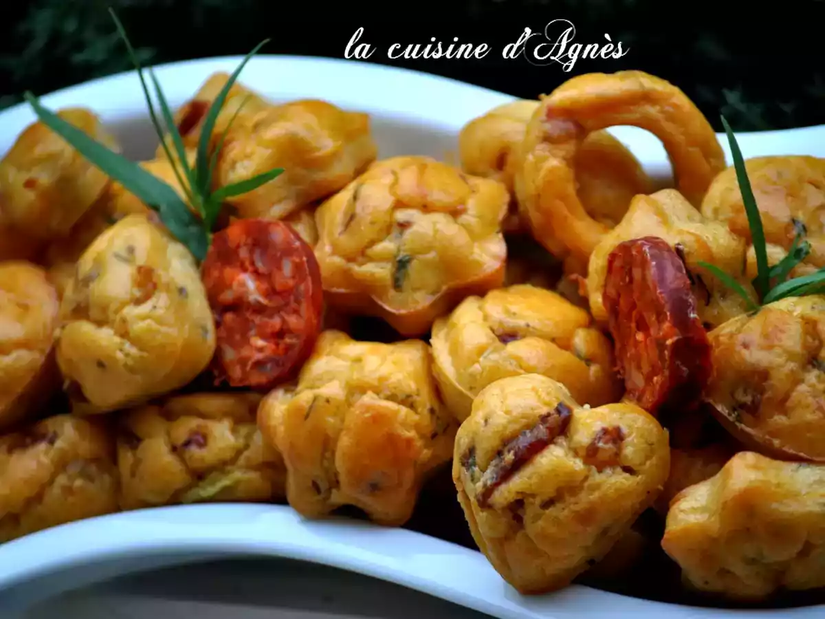 Mini cakes crevettes chorizo