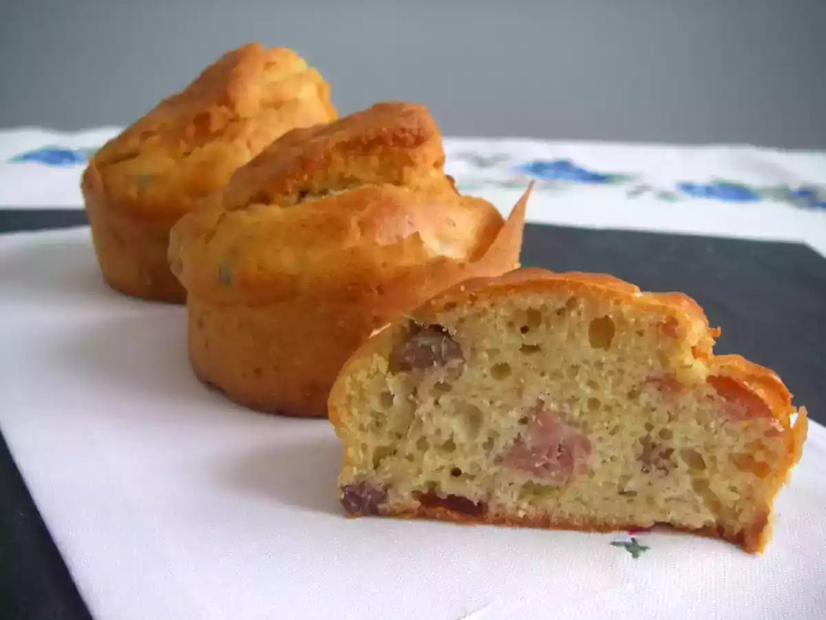 Mini cakes jambon cru et châtaignes - photo 2