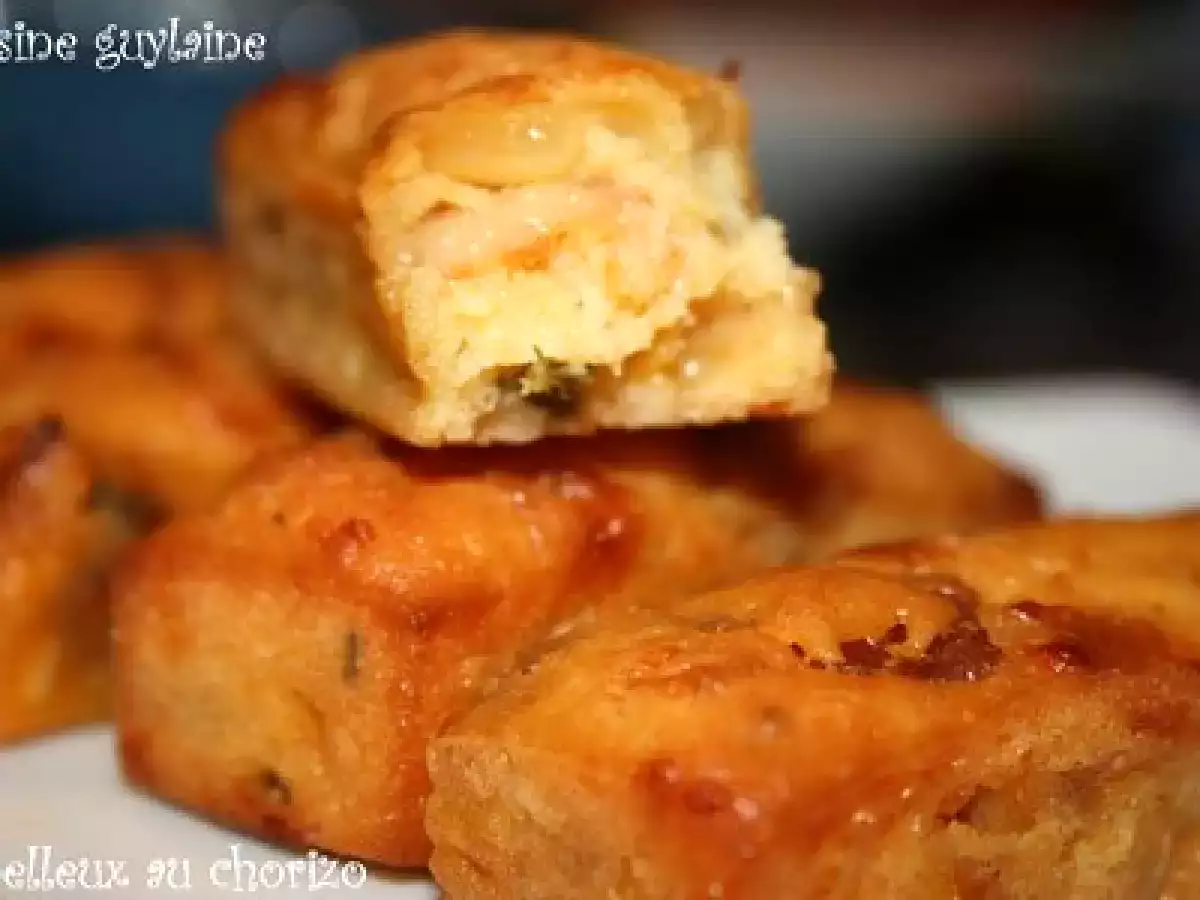 Mini cakes moelleux au chorizo et pignons de pin - photo 4